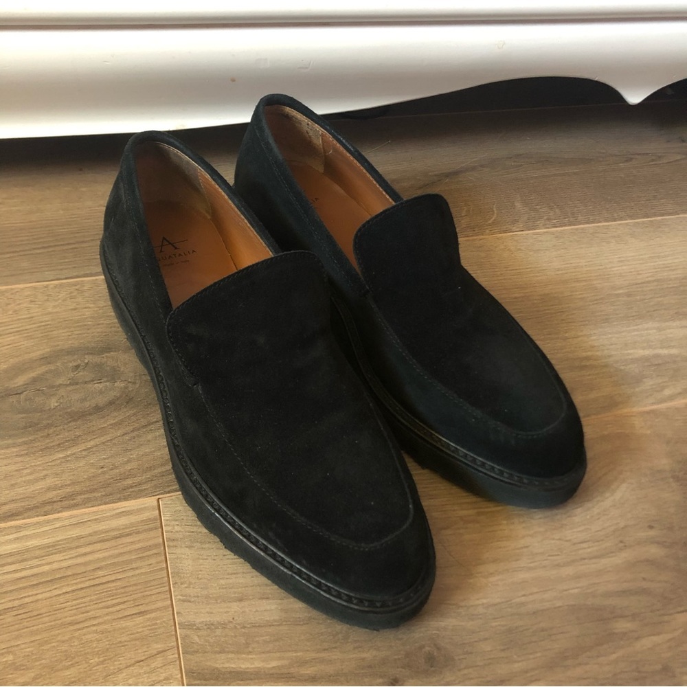 Aquatalia Kelsey Suede Loafers